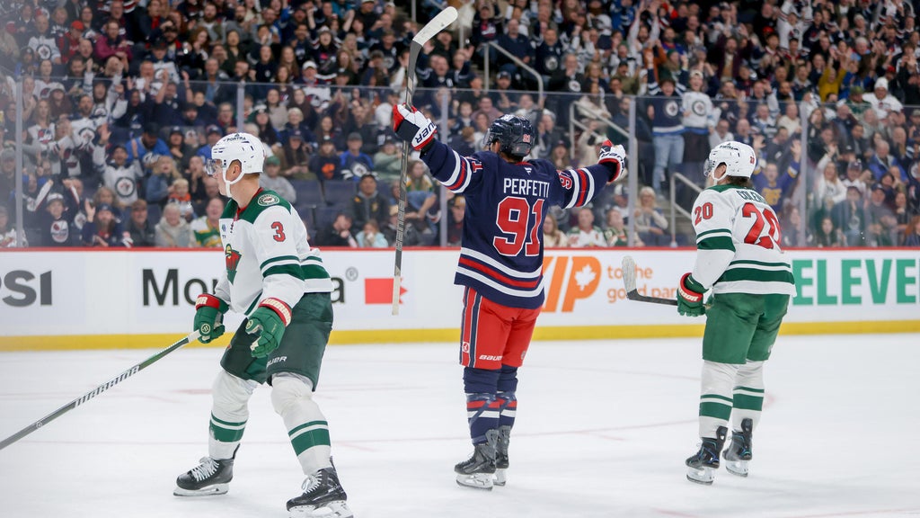 Jets beat the Wild 5-2 as Cole Perfetti scores 2 goals — WCCO / CBS Minnesota, Hopkins Schools news
