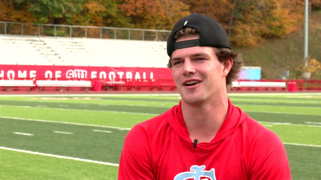 St. John's wide receiver Riley Schwellenbach finding success on the gridiron and baseball field — WCCO / CBS Minnesota, Hopkins Schools news