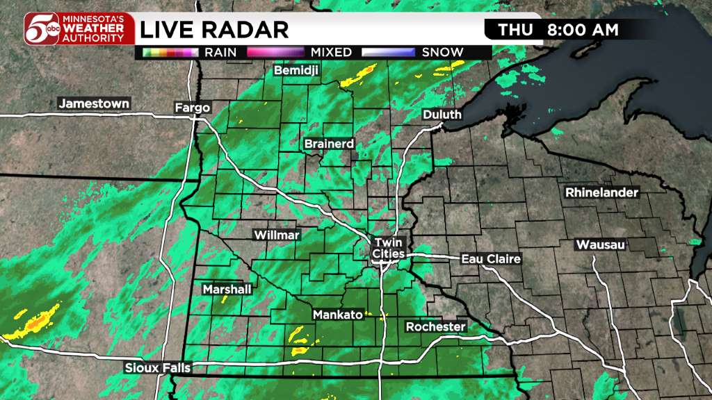 Thursday weather: Cool and wet day ahead — KSTP 5, Hopkins Community news