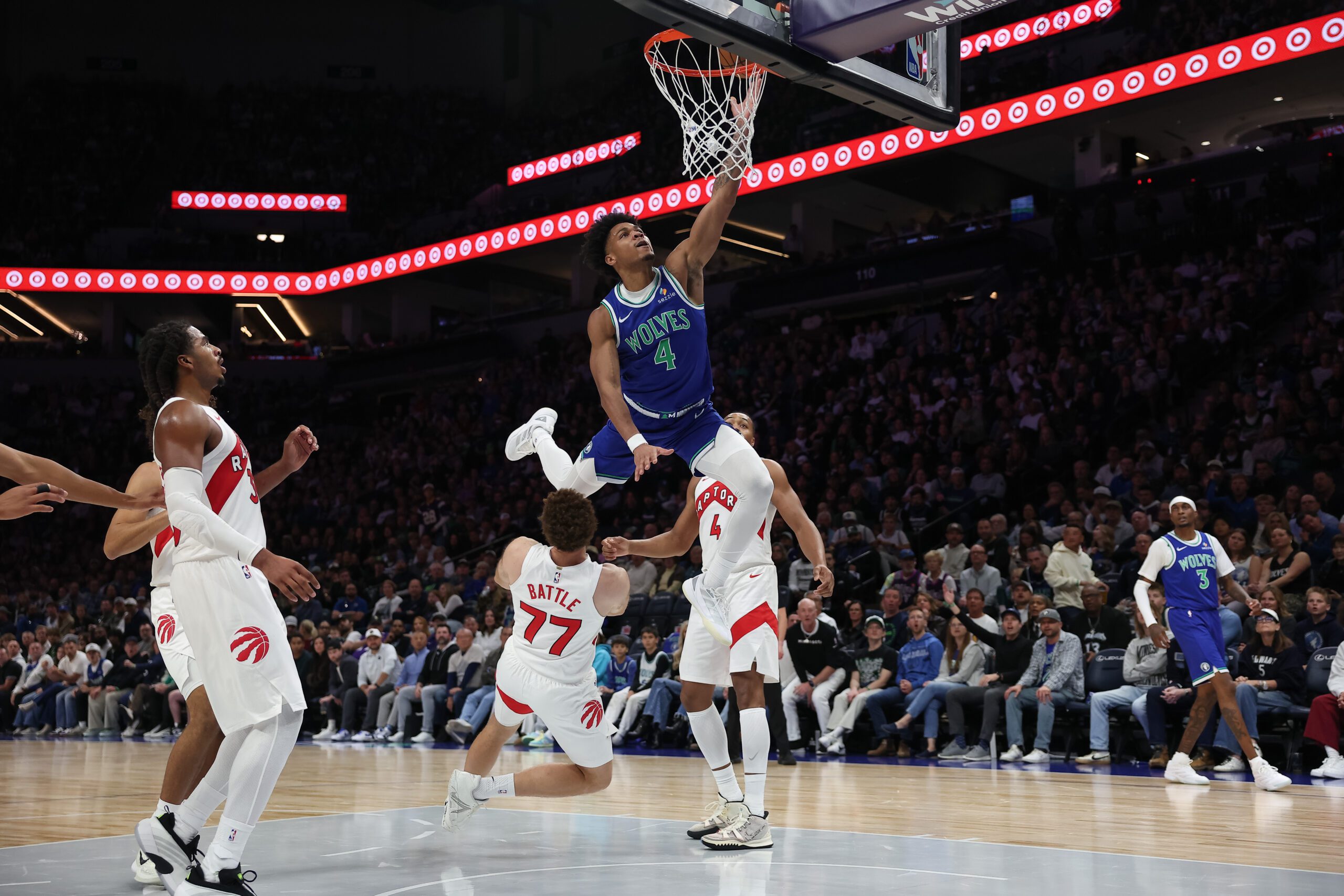 Timberwolves stay unbeaten with 117-94 win over Raptors in home opener — KSTP 5, Hopkins Sports news