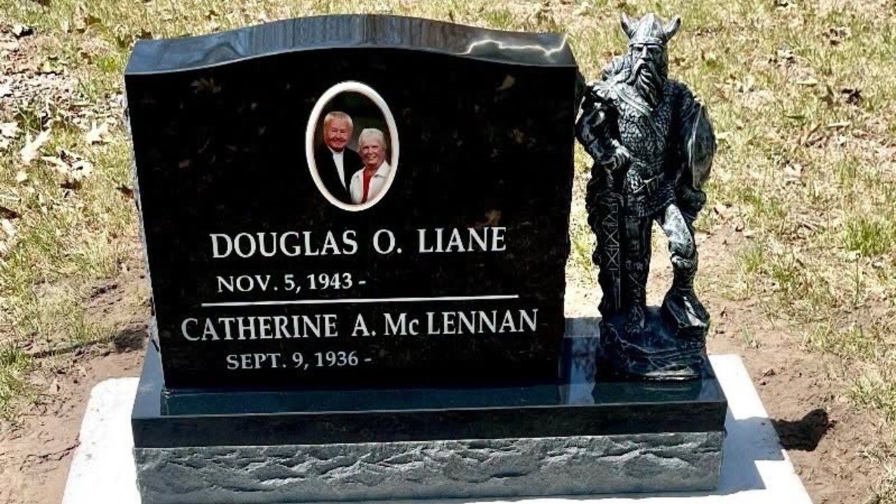 Minnesota couple seeking stolen Viking statue taken from Garrison Cemetery headstone — KSTP 5, Hopkins Community news