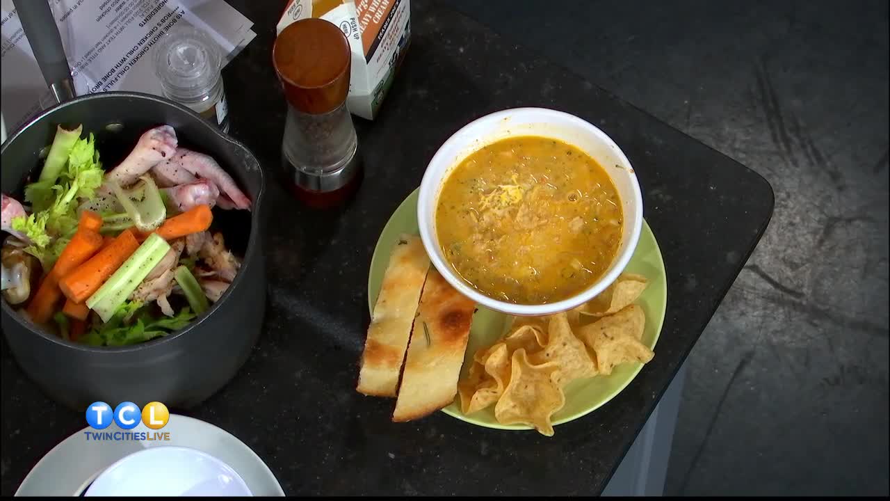 Rob’s Chicken Chili with Bone Broth — KSTP 5, Hopkins Business news