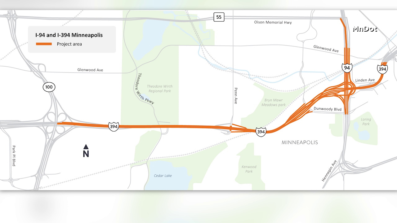 Eastbound I-394 in Minneapolis closing all weekend for highway repairs — KSTP 5, Hopkins Business news