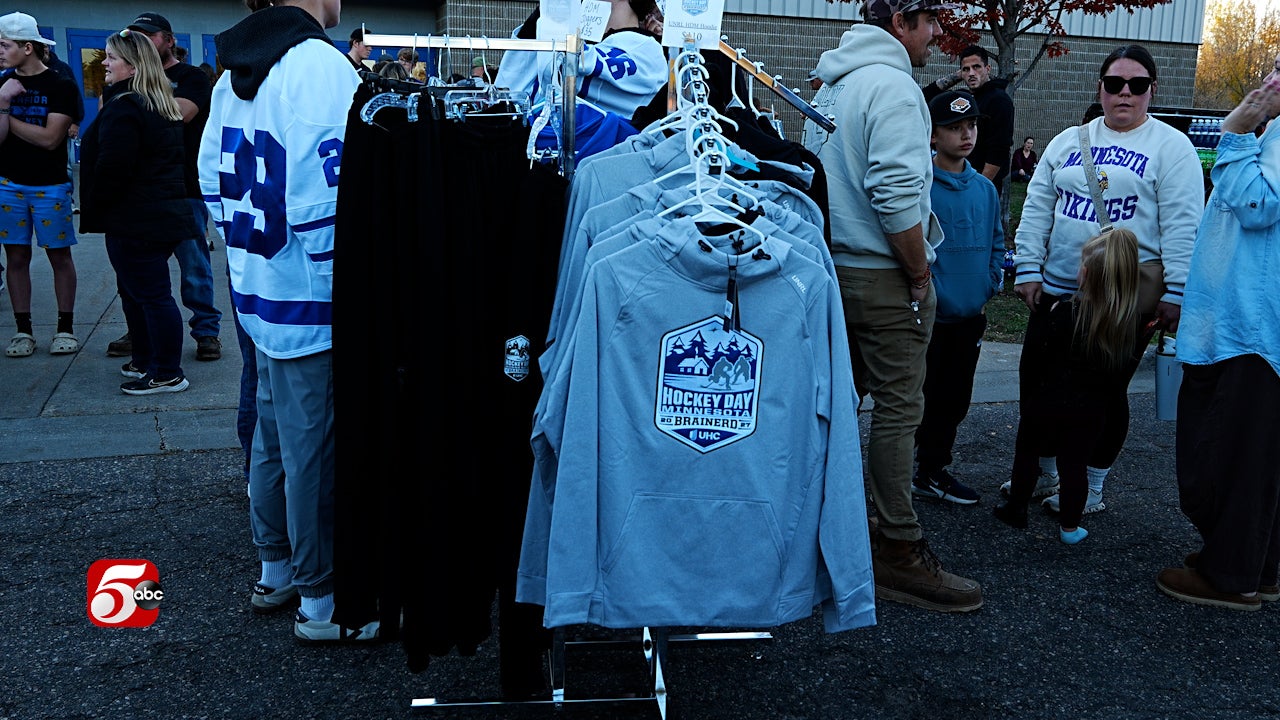 Brainerd celebrates 100 days until Hockey Day Minnesota — KSTP 5, Hopkins Schools news