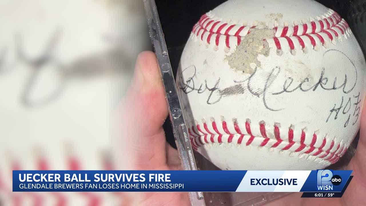 Cherished baseball signed by Bob Uecker survives Mississippi fire — WISN 12 Milwaukee, Hopkins Community news