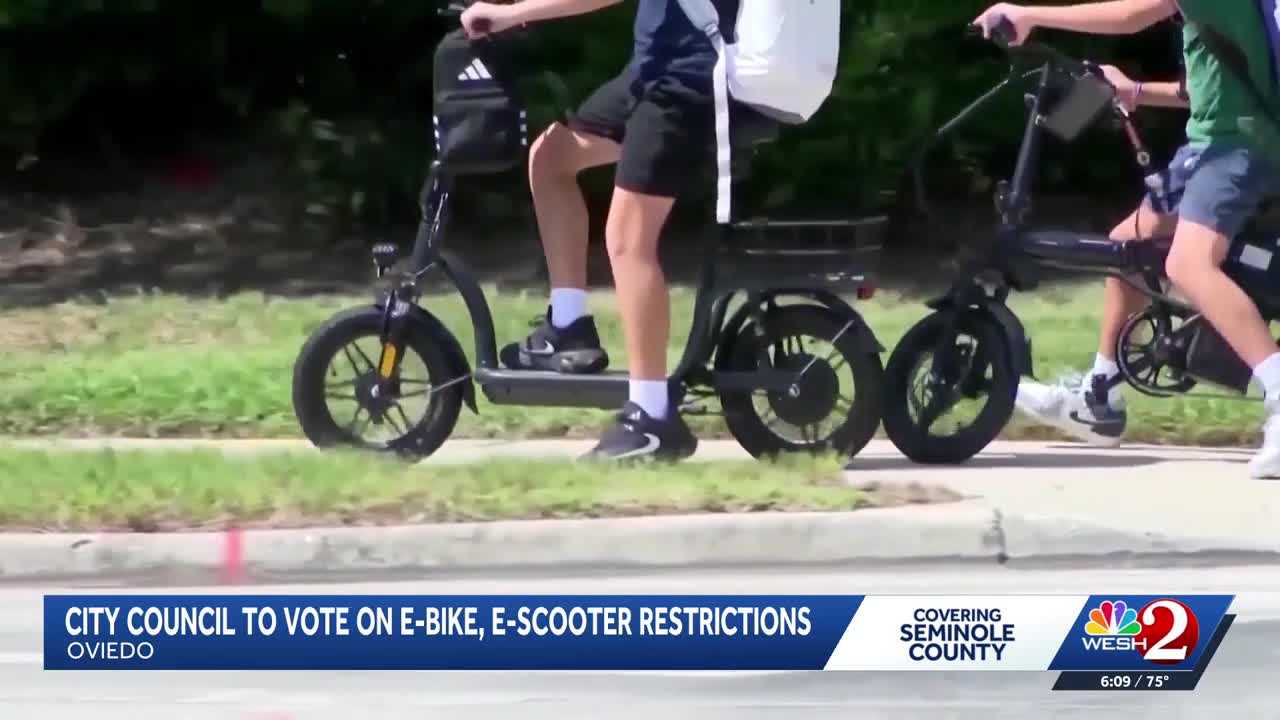 Oviedo city council to vote on micromobility rules to improve sidewalk safety — WESH 2 Orlando, Hopkins Government news