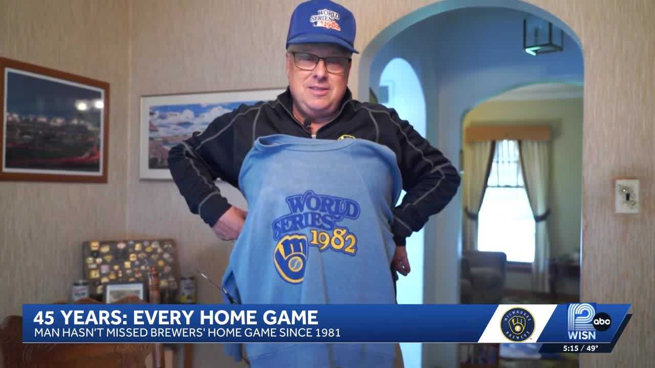 He hasn't missed a game since 1981, now he's hoping for a World Series win — WISN 12 Milwaukee, Hopkins Sports news