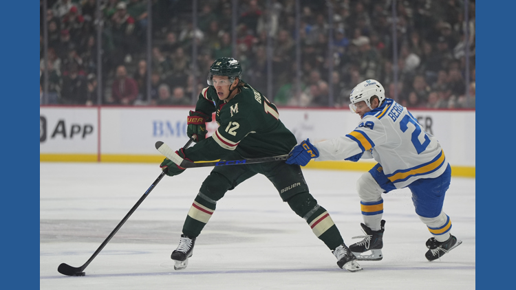 Matt Boldy has 5th career hat trick and Wild beat Blues 5-4 — KARE 11 Sports, Hopkins Sports news