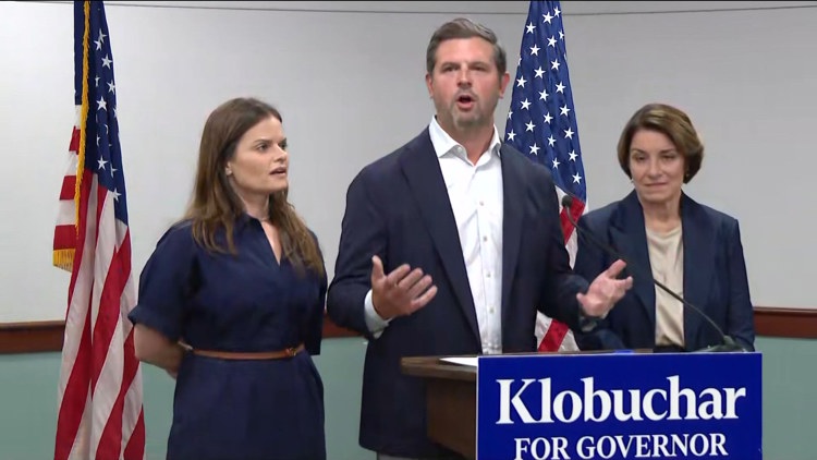 Parents of Harper Moyski backing Amy Klobuchar for governor — KARE 11 Local, Hopkins Community news