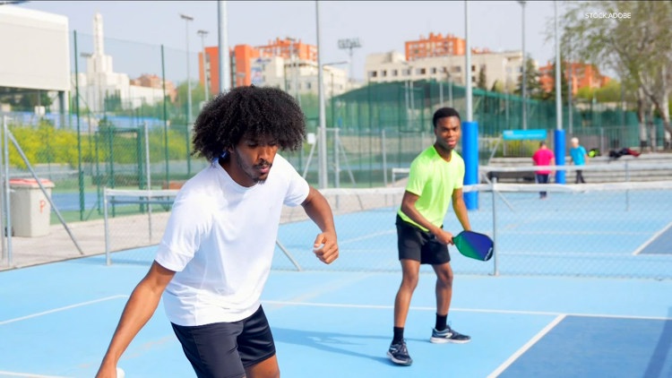 Smashing Stigma: Pickleball for men's mental health — KARE 11 Local, Hopkins Health news