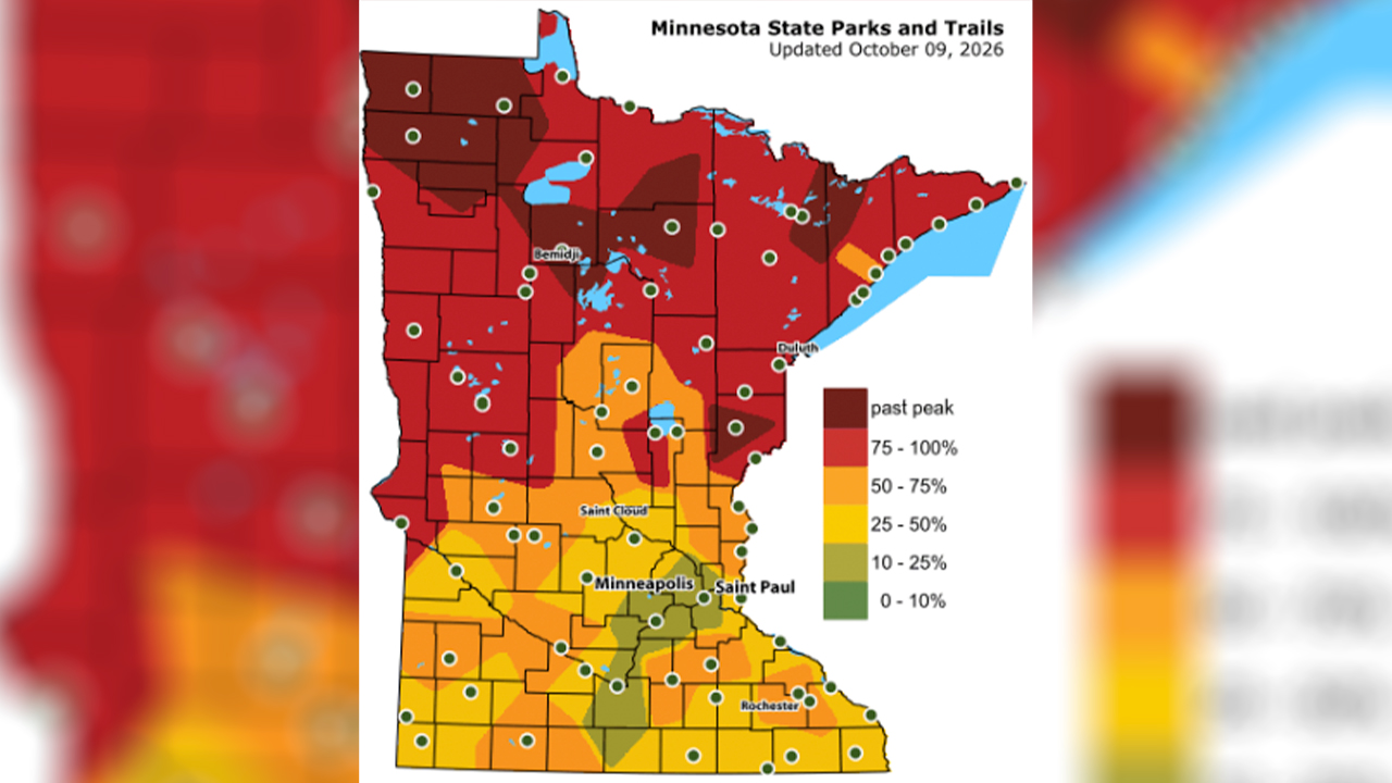 Map: Fall colors peaking across northern Minnesota — FOX 9, Hopkins Community news